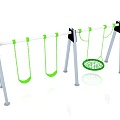 Children's Swing Outdoor Swing Swing Rack Swing Site Swing 3d model