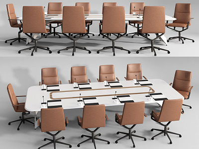 Modern Conference Table and Chair Conference Table and Chair Combination Office Chair Conference Chair model