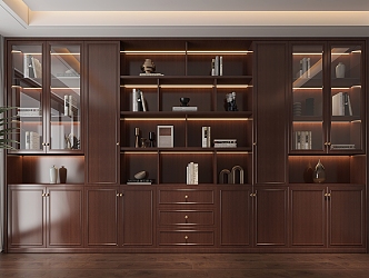 New Chinese Bookcase 3d model