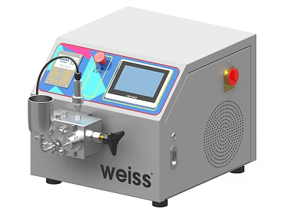 Weiss Industrial Equipment With Digital Screen Control Panel And Metal Components 3d model