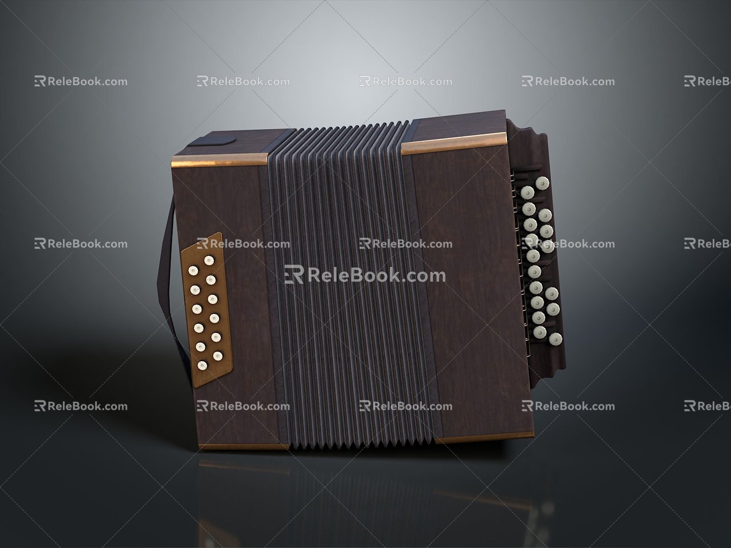 Accordion Cartoon Accordion Animation Accordion Ancient Accordion Barrel Classical Musical Instruments Organ 3d model