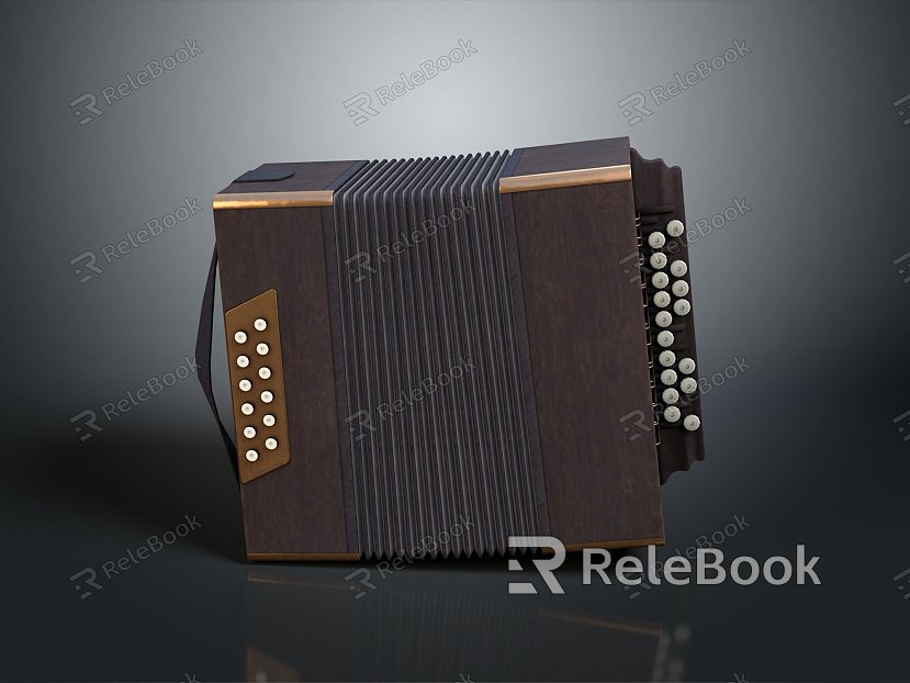 Accordion Cartoon Accordion Animation Accordion Ancient Accordion Barrel Classical Musical Instruments Organ model