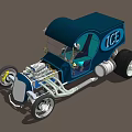 Type C Racing Retro Racing 3d model