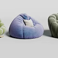 Stylish Lazy Sofa Collection with Various Colors and Soft Shapes for Home Living Room