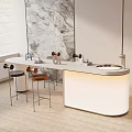 Modern table combination 3d model