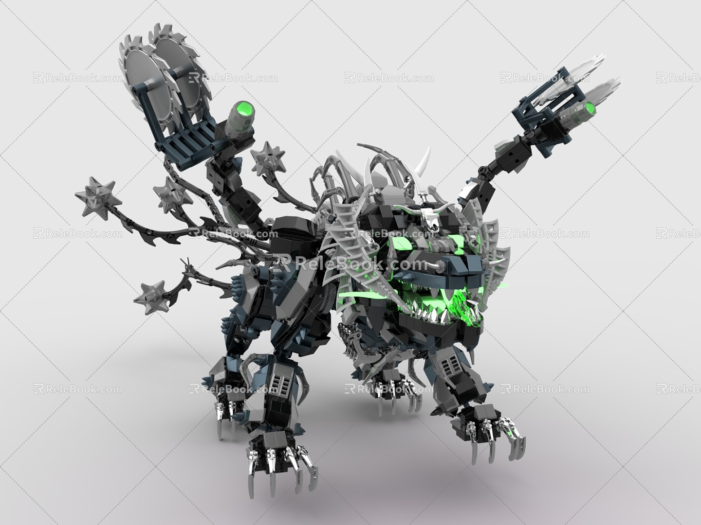 LEGO Toys Building Blocks Monster Game Role Game Character Game Monsters 3d model