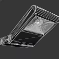 Black Outdoor Floodlight With Bright LED Bulb And Sturdy Mounting Bracket