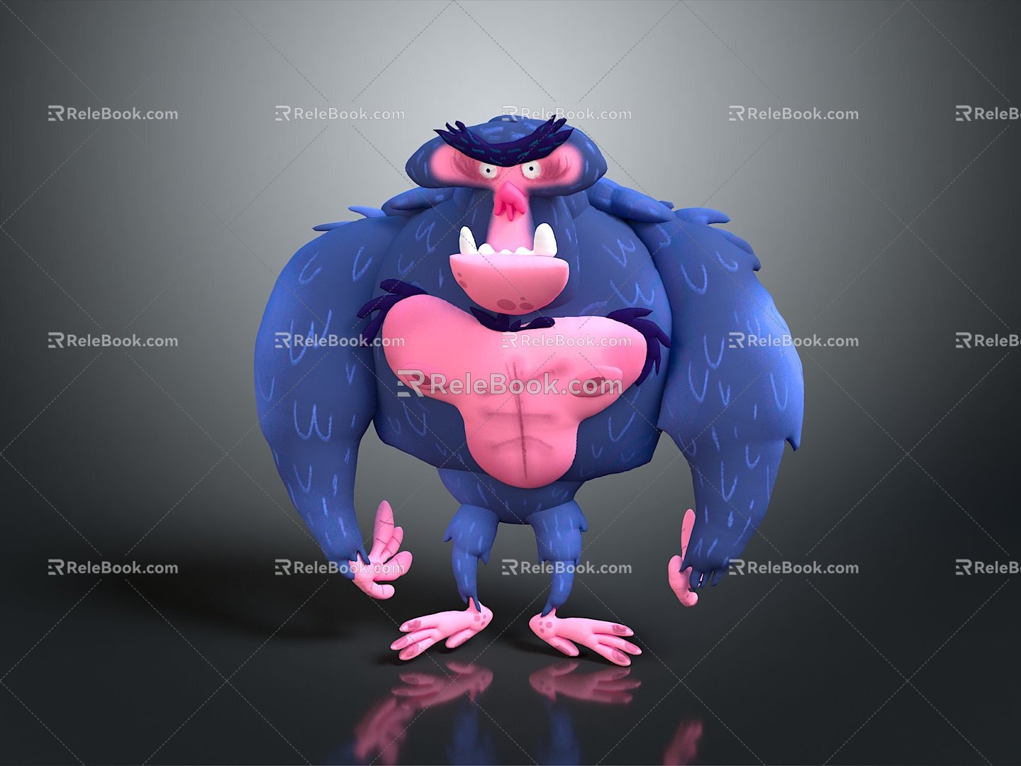 Monster Monster Monster Monster Monster Warrior Alien Monster Alien Monster 3d model