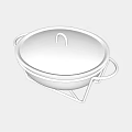 Two Durable Stainless Steel Kitchen Cookware Pots With Lids And Stands