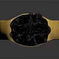 Elegant Gold Ring With Red Gemstone Unique Design Fashionable Daily Wear Accessory