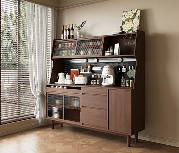Antique Vintage Sideboard 3d model