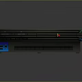 AXON Network Server With Digital Display Panel Indicator Lights And Gray Casing Design