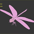 Vibrant Dragonfly With Transparent Wings Yellow Head And Striped Body On Dark Background