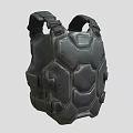 Black Tactical Vest Military Grade Protective Body Armor For Combat Operations