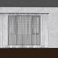 Sheer White Curtains Decorating Large Window With Mountain View And Wooden Floor