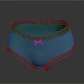 Panties Briefs Boxers Shorts Pants Trousers Men's Pants Women's Pants Clothes Clothing 3d model