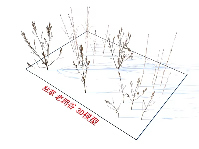 Realistic 3D Model of Lao Yagu Flowers and Plants with Detailed Features 3d model