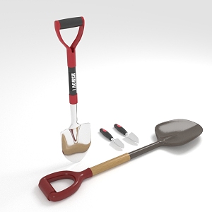 Shovel Agricultural Tools Saper Shovel 3d model