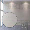 Round Decorative Object In 4K With Textured Wall And Large Window 3d model