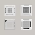 Ceiling type central air conditioning combination 3d model