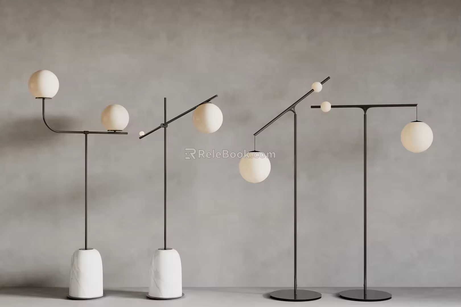 Modern floor lamp 3d model