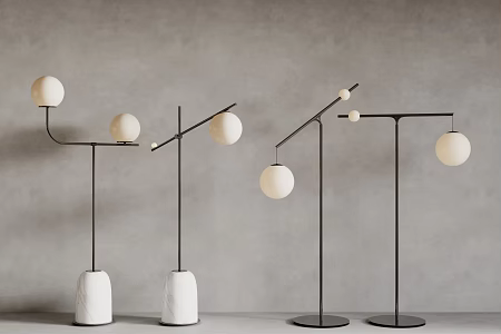 Modern floor lamp 3d model