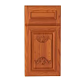 Wooden Cabinet Door Panel Featuring Intricate Carved Patterns And Classic Design
