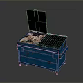 Trash Container Realistic 3d model