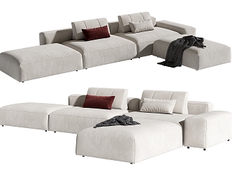 Modern Multiplayer Sofa 3d model