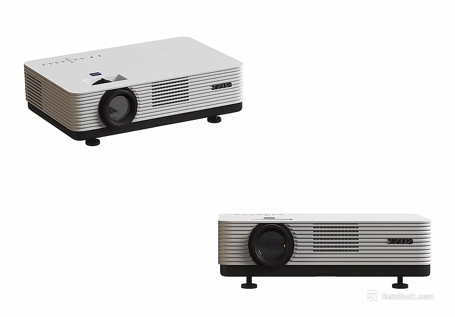 Advanced Projection Monitoring Device With Modern Projector Design And High Clarity 3d model 