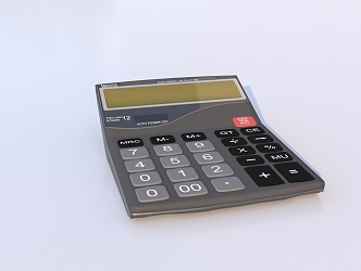 Office Appliance Calculator 3d model