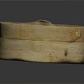 Traditional Bamboo Steamer With Woven Lid Round Shape And Wooden Body