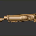 Shock absorber spring tools hardware tools processing tools realistic 3d model
