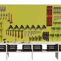 Workshop Tool Wall 3d model