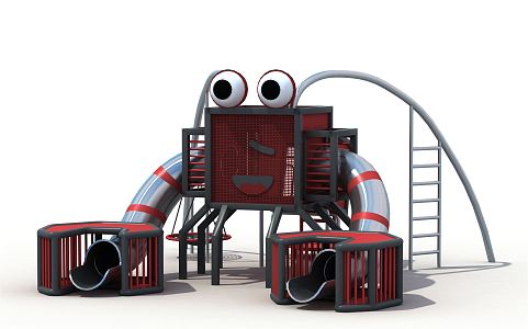 Modern Amusement Equipment Amusement Crayfish 3d model