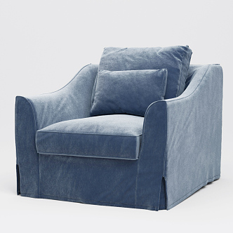 Modern single sofa 3d model