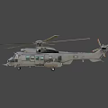 U.S. Navy Military Helicopter With Gray Body And Rotor System Design