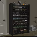 Modern Tall Large Capacity Shoe Cabinet With Clear Doors For Entryway Shoe Storage