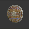 Retro Shield Badge 3d model
