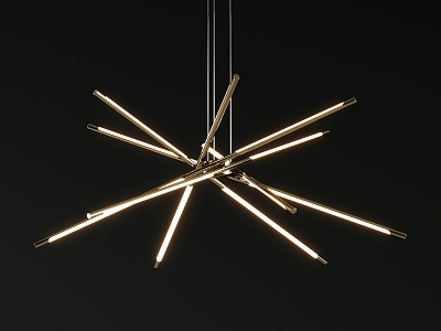 Modern chandelier 3d model