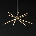 Modern chandelier 3d model