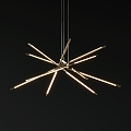 Modern chandelier 3d model