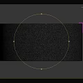 Round Smart Electronic Speaker With Dark Gray Grill And Pink Top Accent