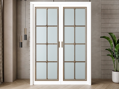 Jianou glass double door model