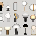 Modern table lamp 3d model