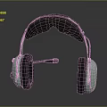 Modern Light Green Headphones With Soft Ear Cups Adjustable Headband And Microphone Design