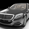 Mercedes Benz s500 luxury car sedan car 3d model