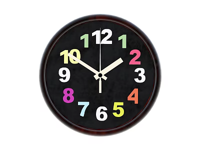 Modern Clock 3d model