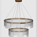 Modern chandelier combination 3d model