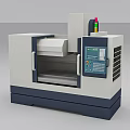 Industrial CNC Machine Tool With Digital Control Panel And Precision Machining Functions 3d model
